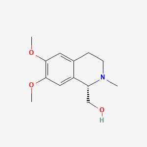 (S)-1,2,3,4-Tetrahydro-6,7-dimethoxy-2-methyl-1-isoquinolinemethanol