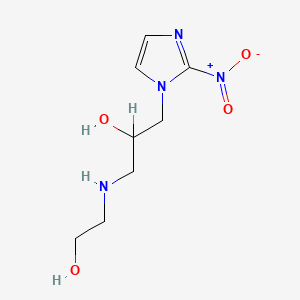 1-[(2-Hydroxyethyl)amino]-3-(2-nitro-1h-imidazol-1-yl)propan-2-ol