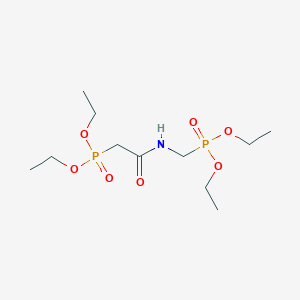 molecular formula C11H25NO7P2 B12108784 Diethyl (N-diethylphosphonomethylcarbonyl)aminomethyl phosphonate 