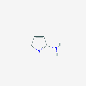 molecular formula C4H6N2 B12108824 2H-pyrrol-5-amine 