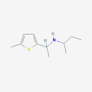 molecular formula C11H19NS B12108828 (Butan-2-yl)[1-(5-methylthiophen-2-yl)ethyl]amine 
