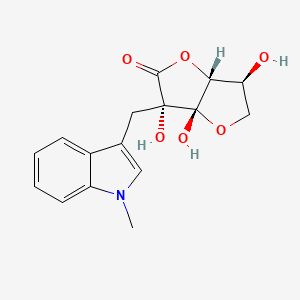 molecular formula C16H17NO6 B1210887 1'-Methylascorbigen CAS No. 92557-61-4