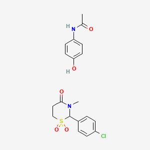 molecular formula C19H21ClN2O5S B1210889 Beserol CAS No. 76847-46-6
