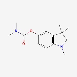 molecular formula C14H20N2O2 B1210891 (1,3,3-trimethyl-2H-indol-5-yl) N,N-dimethylcarbamate CAS No. 80589-35-1