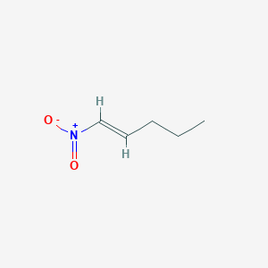 molecular formula C5H9NO2 B12108999 1-Nitro-1-pentene 