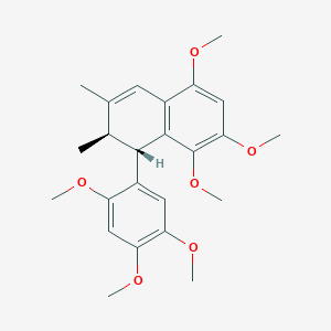 molecular formula C24H30O6 B1210904 Magnoshinin CAS No. 86702-02-5