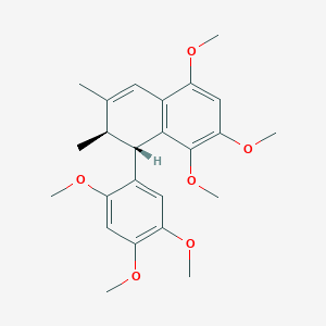 (1S,2R)-5,7,8-trimethoxy-2,3-dimethyl-1-(2,4,5-trimethoxyphenyl)-1,2-dihydronaphthalene