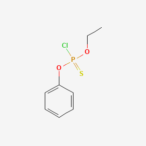 molecular formula C8H10ClO2PS B1210909 O-Ethyl-O-phenylchlorothiophosphate CAS No. 38052-05-0