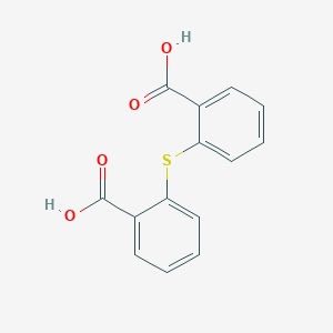 molecular formula C14H10O4S B1210918 2-(2-Carboxyphenyl)sulfanylbenzoic acid CAS No. 22219-02-9