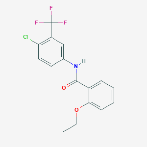molecular formula C16H13ClF3NO2 B1210922 CTB 