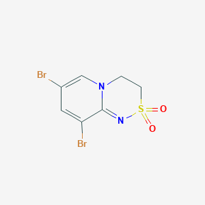 7,9-Dibromo-3,4-dihydropyrido[2,1-c][1,2,4]thiadiazine 2,2-dioxide