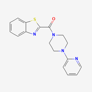 1,3-Benzothiazol-2-yl-[4-(2-pyridinyl)-1-piperazinyl]methanone