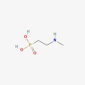 molecular formula C3H10NO3P B1210937 2-Methylaminoethylphosphonic acid CAS No. 14596-55-5