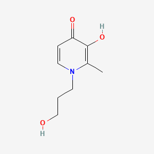 4(1H)-Pyridinone, 3-hydroxy-1-(3-hydroxypropyl)-2-methyl-