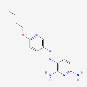 molecular formula C14H18N6O B1210944 Niazo CAS No. 617-19-6