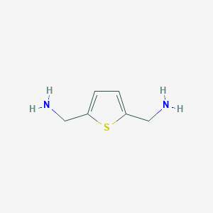 molecular formula C6H10N2S B12109451 Thiophene-2,5-diyldimethanamine 