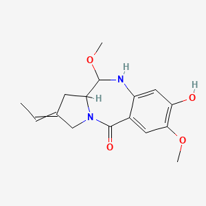 8-ethylidene-3-hydroxy-2,6-dimethoxy-6,6a,7,9-tetrahydro-5H-pyrrolo[2,1-c][1,4]benzodiazepin-11-one