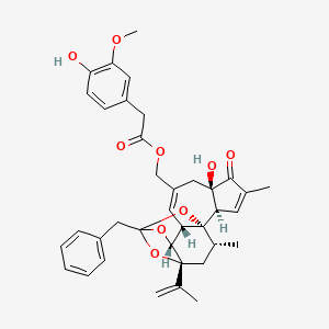 molecular formula C37H40O9 B1210949 Resiniferatoxin 