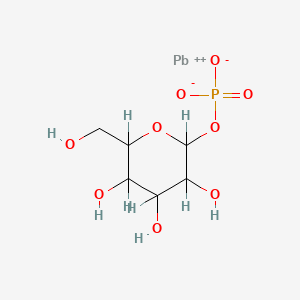 molecular formula C6H11O9PP B1210952 alpha-D-Glucopyranose, 1-(dihydrogen phosphate), lead salt CAS No. 68901-12-2