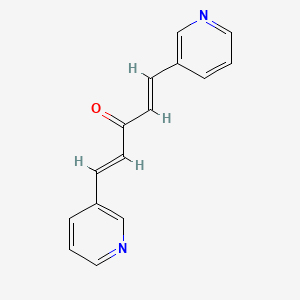 molecular formula C15H12N2O B12109555 (1E,4E)-1,5-dipyridin-3-ylpenta-1,4-dien-3-one CAS No. 3939-04-6