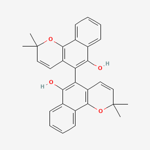 molecular formula C30H26O4 B1210962 Tectol CAS No. 24449-39-6