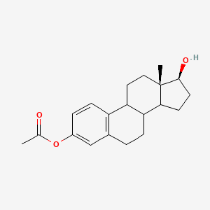 molecular formula C20H26O3 B1210966 17-Hydroxyestra-1(10),2,4-trien-3-yl acetate 