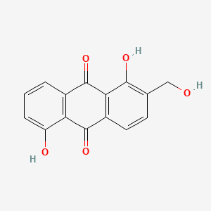 molecular formula C15H10O5 B1210968 Morindaparvin B CAS No. 94450-11-0