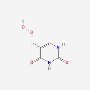 molecular formula C5H6N2O4 B1210970 5-Hydroperoxymethyluracil CAS No. 33499-50-2