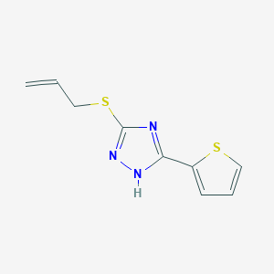 3-(prop-2-enylthio)-5-thiophen-2-yl-1H-1,2,4-triazole