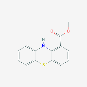 molecular formula C14H11NO2S B12109853 Methyl 10H-phenothiazine-1-carboxylate CAS No. 4063-33-6