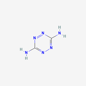 molecular formula C2H4N6 B1210988 1,2,4,5-四嗪-3,6-二胺 CAS No. 19617-90-4