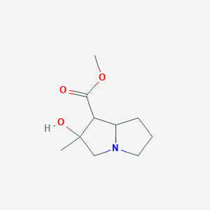 molecular formula C10H17NO3 B12109926 Neotussilagine CAS No. 147730-89-0