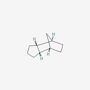 molecular formula C10H16 B1210996 4,7-Methano-1H-indene, octahydro-, (3aR,4R,7S,7aS)-rel- CAS No. 2825-83-4