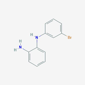 molecular formula C12H11BrN2 B12109997 n-(3-Bromophenyl)benzene-1,2-diamine 