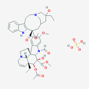 molecular formula C46H56N4O10.H2O4S<br>C46H58N4O14S B001211 Vincristine Sulfate CAS No. 2068-78-2