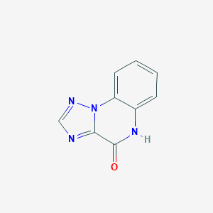 molecular formula C9H6N4O B121100 [1,2,4]triazolo[1,5-a]quinoxalin-4(5H)-one CAS No. 150454-83-4