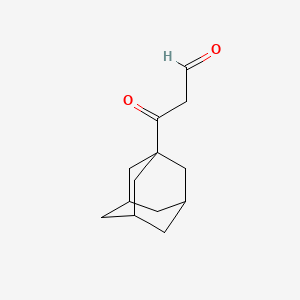 molecular formula C13H18O2 B12110032 3-(Adamantan-1-YL)-3-oxopropanal 