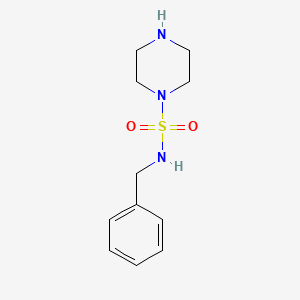 molecular formula C11H17N3O2S B12110042 N-benzylpiperazine-1-sulfonamide 