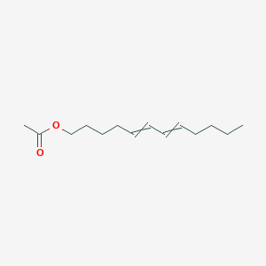 molecular formula C14H24O2 B1211007 5,7-Dodecadienyl acetate 