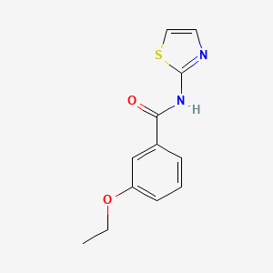 molecular formula C12H12N2O2S B1211009 3-ethoxy-N-(2-thiazolyl)benzamide 
