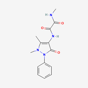 molecular formula C14H16N4O3 B1211012 Oxapyrine CAS No. 2101-44-2