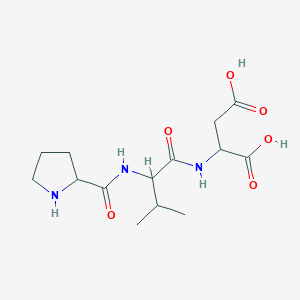 molecular formula C14H23N3O6 B12110128 H-Pro-Val-Asp-OH 