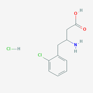 molecular formula C10H13Cl2NO2 B12110172 (R)-3-Amino-4-(2-chlorophenyl)butyric acid hydrochloride 