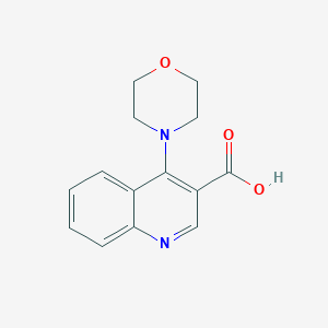 molecular formula C14H14N2O3 B12110191 4-Morpholin-4-ylquinoline-3-carboxylic acid 