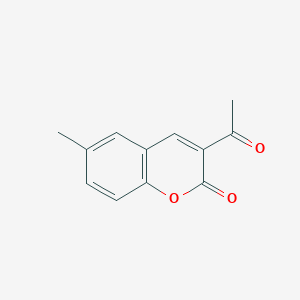molecular formula C12H10O3 B12110222 3-Acetyl-6-methylcoumarin 