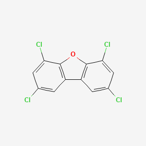 molecular formula C12H4Cl4O B1211024 2,4,6,8-Tetrachlorodibenzofuran CAS No. 58802-19-0