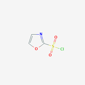 molecular formula C3H2ClNO3S B12110269 2-Oxazolesulfonyl chloride CAS No. 184170-50-1
