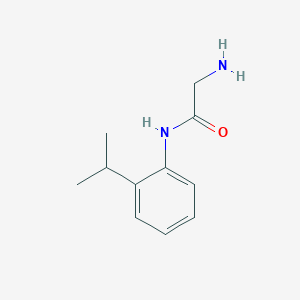 molecular formula C11H16N2O B12110328 N~1~-(2-isopropylphenyl)glycinamide hydrochloride 