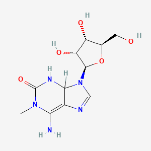 molecular formula C11H17N5O5 B1211035 1-Methylisoguanosine CAS No. 73027-05-1