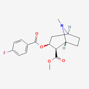 molecular formula C17H20FNO4 B1211036 Unii-6045353J3C CAS No. 134507-62-3